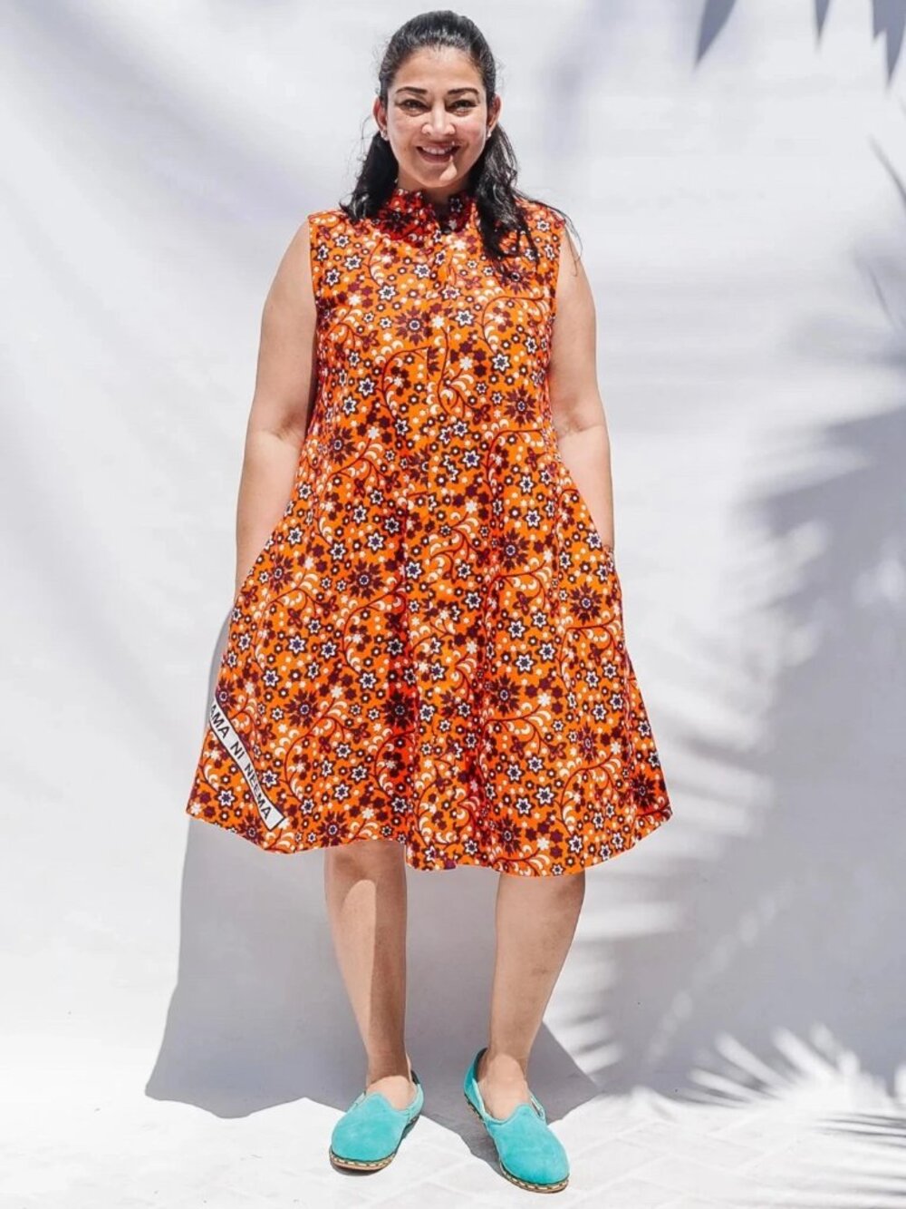 Zuri Upendo Sleeveless Dress 100% cotton